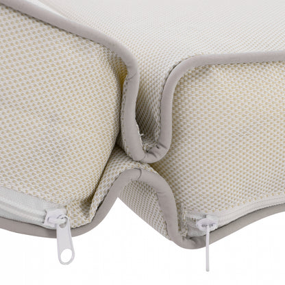 Sunbed Cushion Textline Sifnos Beige Hm11237.60t 198(119+1+78)x70x10cm