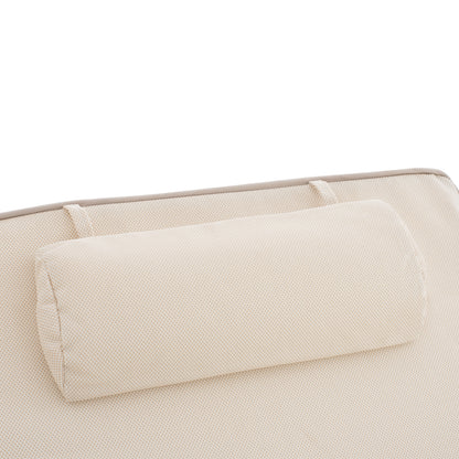 Sunbed Cushion Textline Sifnos Beige Hm11236.60t 196(117+1+78)x58x8 Cm