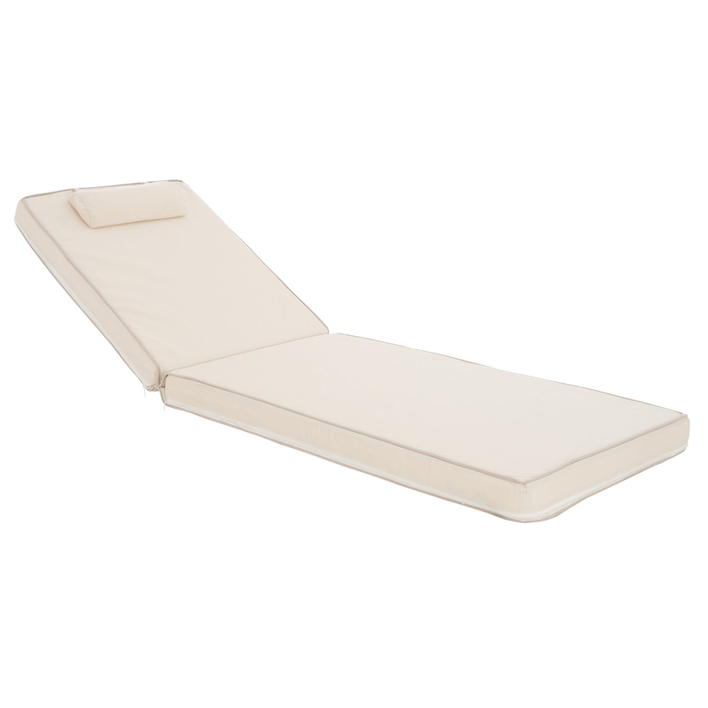 Sunbed Cushion Textline Sifnos Beige Hm11236.60t 196(117+1+78)x58x8 Cm