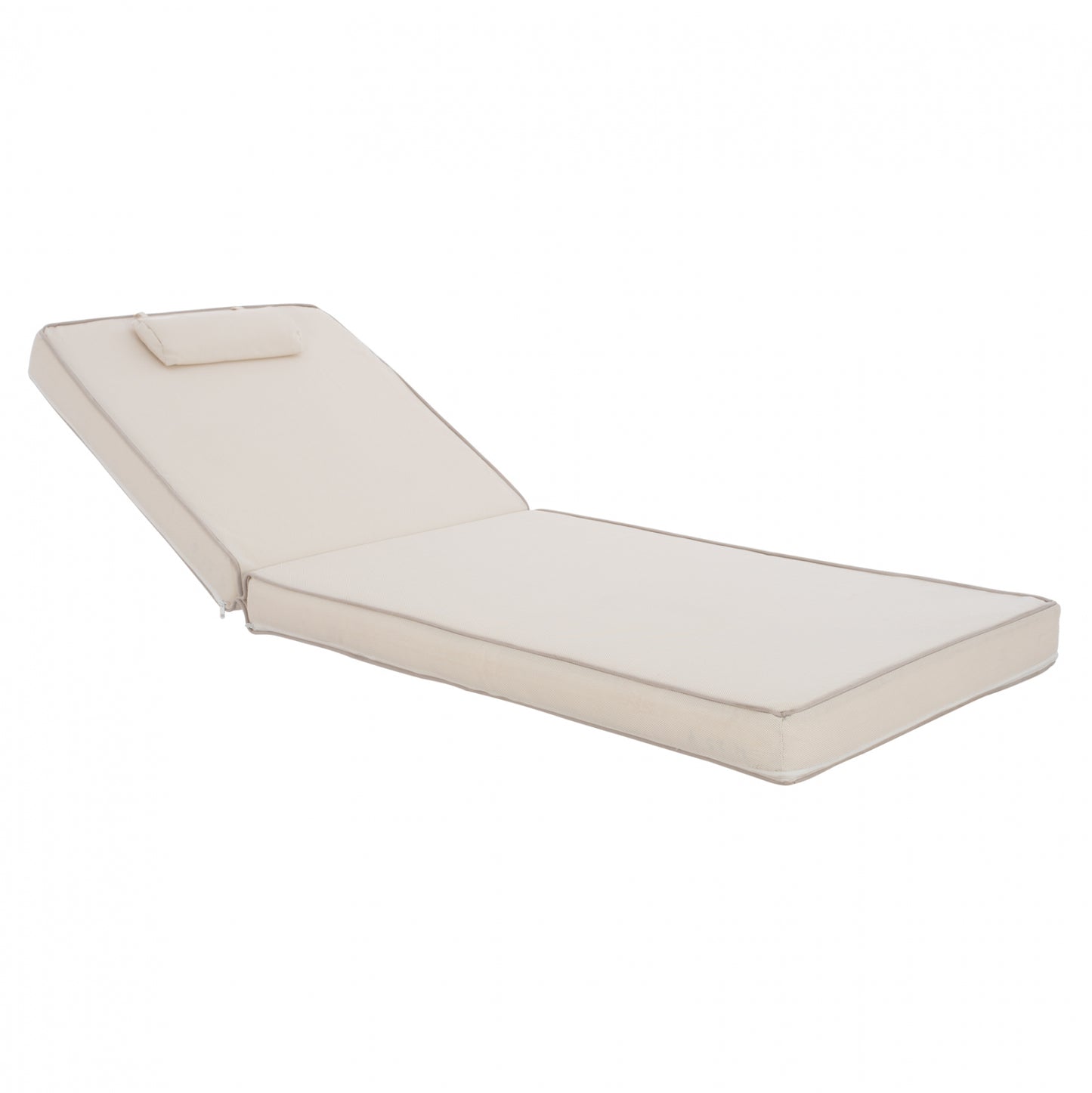 Sunbed Cushion Textline Sifnos Beige Hm11237.60t 198(119+1+78)x70x10cm