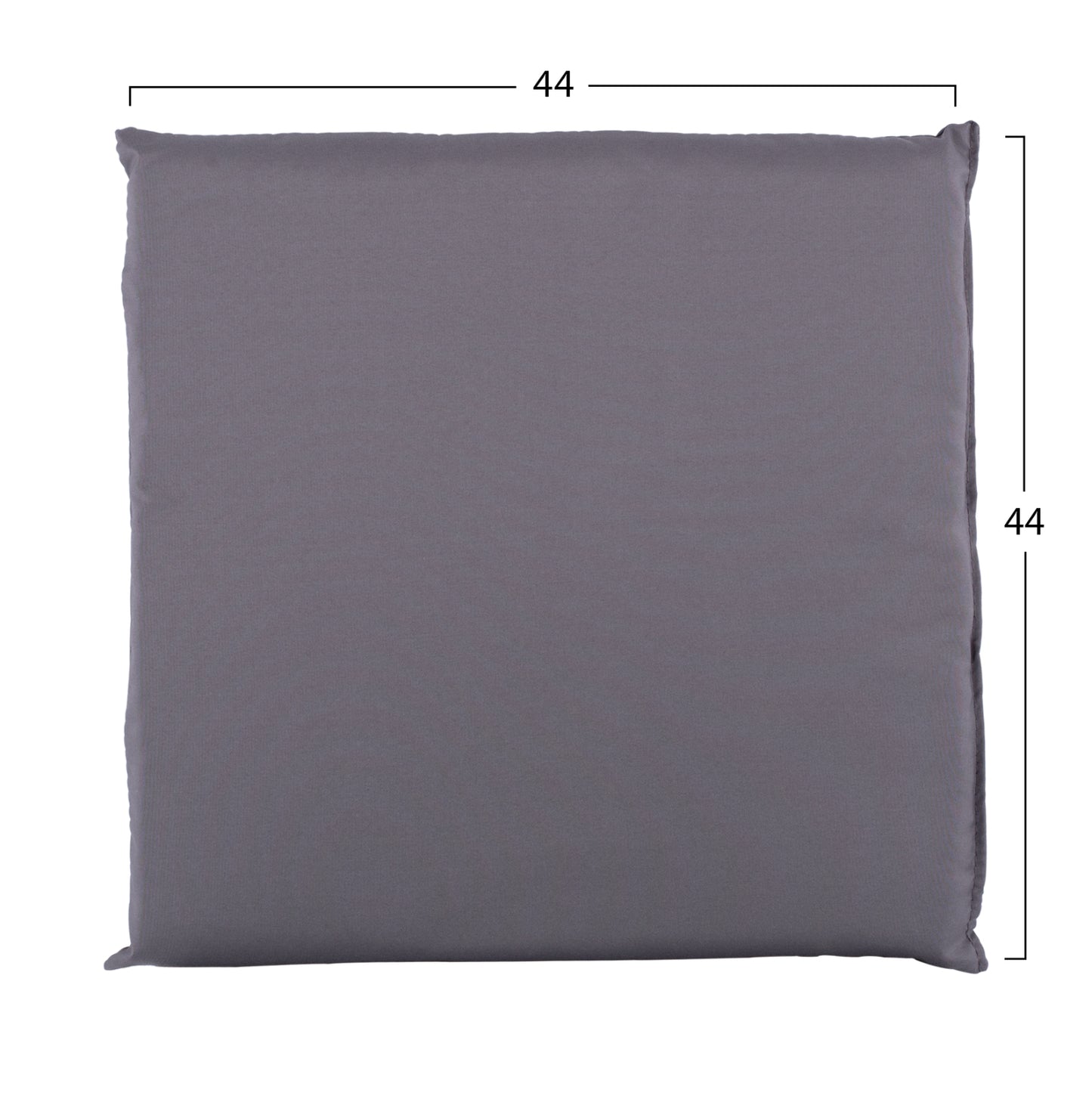 Fabric Pillow Grey 44x44x5.5 Hm5746.10