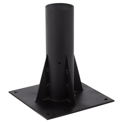 Metallic Straw Umbrella's Base In Black Color, Square 25x25x30Υ εκ. Heavy Duty