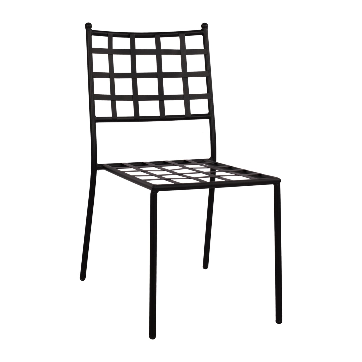 Metallic Chair Hm5509 In Black Color 46x58x88  Cm