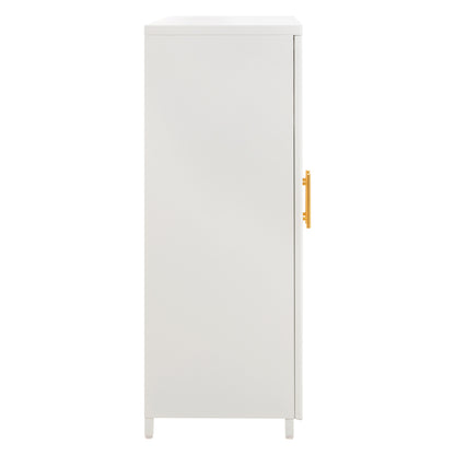 Display Cabinet Metallic Caril Hm9571.02 White 80x37-40x102hcm.