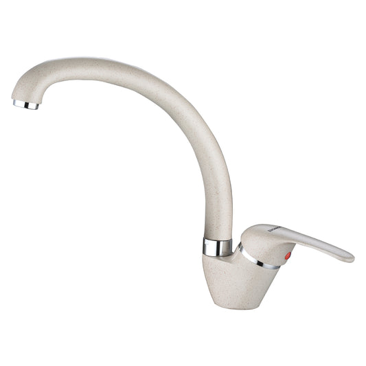 Faucet For Kitchen Countertop Hm4868.02 Medium Height-beige--25.6x14.9x24.2hcm.
