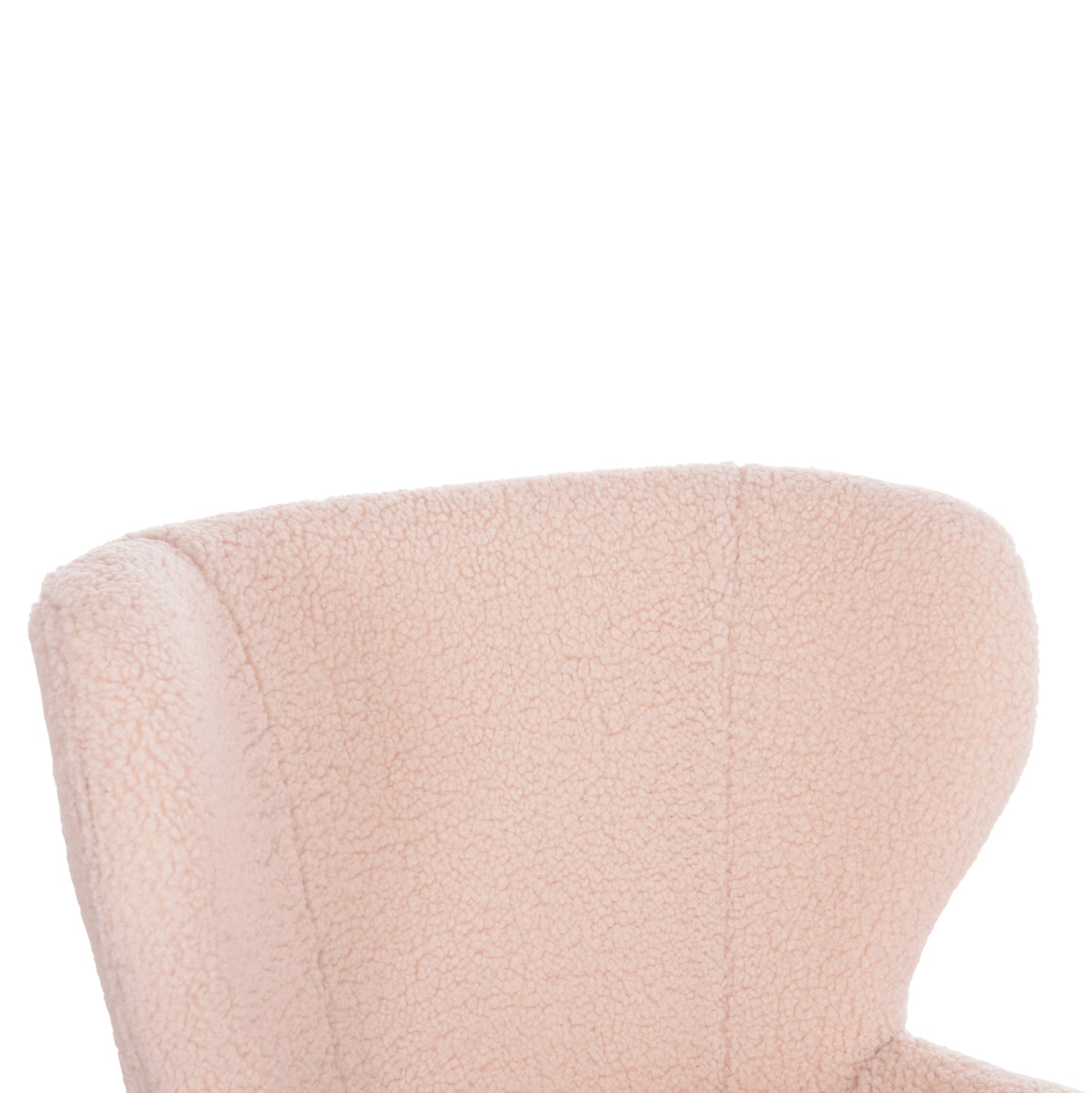 Armchair Mylie Hm8394.23 Ecru Boucle Fabric 66x76x90hcm.