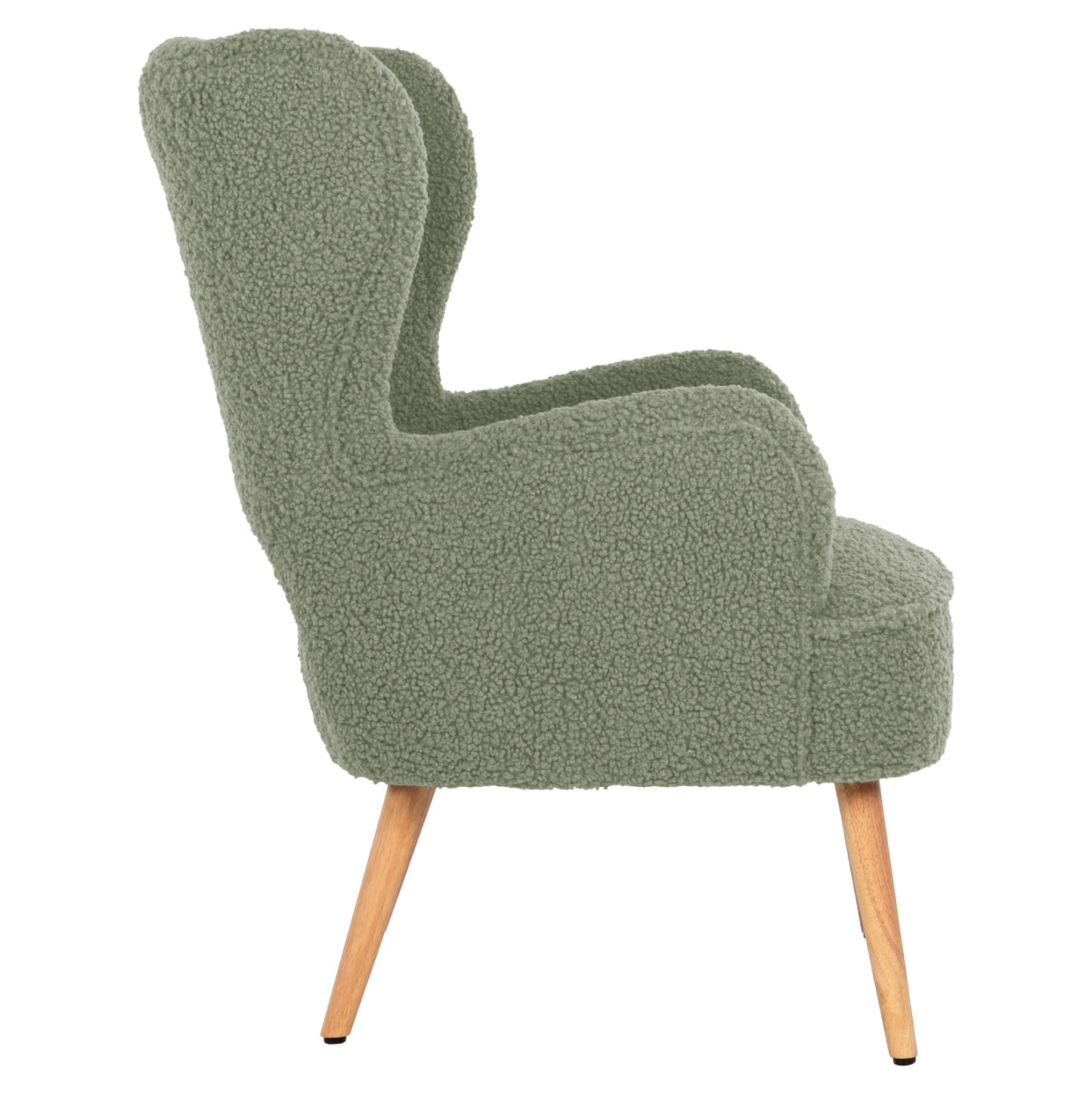 Armchair Mylie Hm8394.27 Pistachio Green Boucle Fabric 66x75x93hcm.
