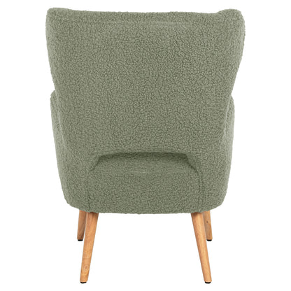Armchair Mylie Hm8394.27 Pistachio Green Boucle Fabric 66x75x93hcm.