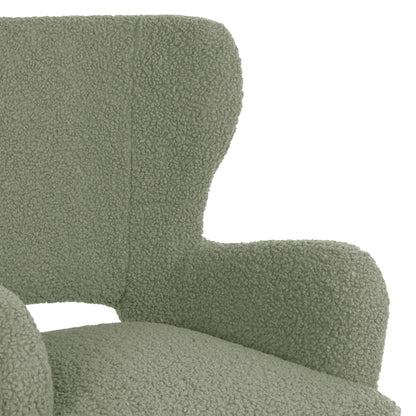 Armchair Mylie Hm8394.27 Pistachio Green Boucle Fabric 66x75x93hcm.