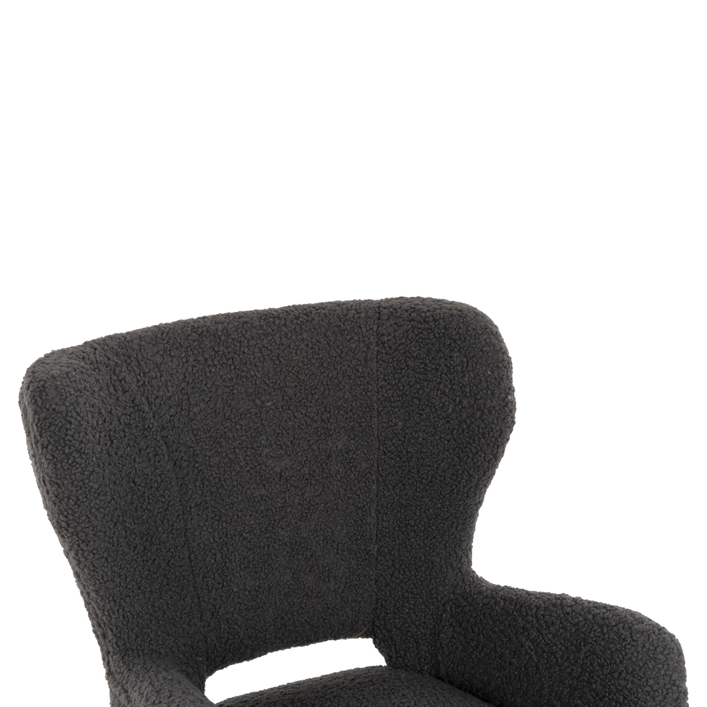 Armchair Mylie Hm8394.21 Grey Boucle Fabric 66x75x93hcm.