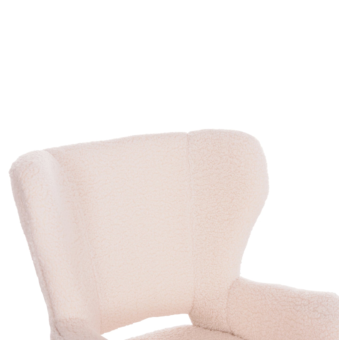 Armchair Mylie Hm8394.23 White Boucle Fabric 66x76x90hcm.