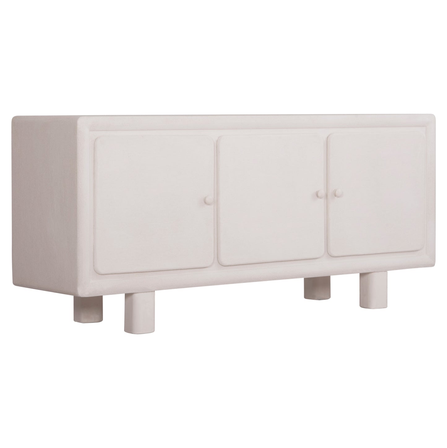 Buffet Series Santorini Hm18068 Mdf In Off-white Color-3 Doors 140x38x64hcm.