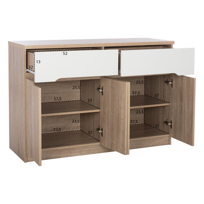 Buffet Hm2234.02 2 Drawers & 4 Doors Sonama 120x40x80cm