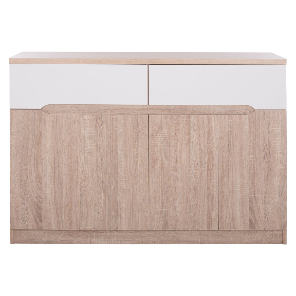 Buffet Hm2234.02-- 2 Drawers & 4 Doors White-sonama 120x40x80cm