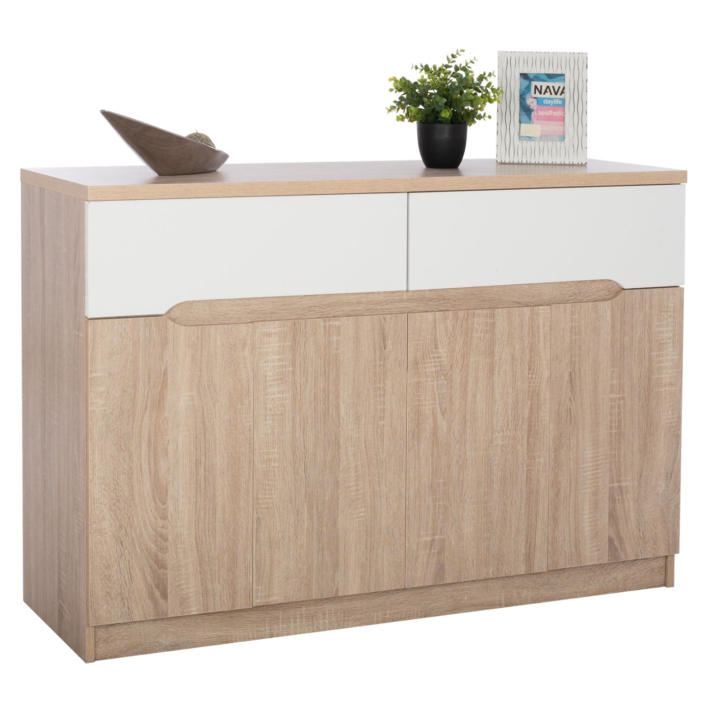 Buffet Hm2234.02 2 Drawers & 4 Doors Sonama 120x40x80cm