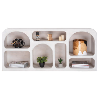 Buffet Handyr Hm9705 Solid Mango Wood In White Color 165x35x75hcm.