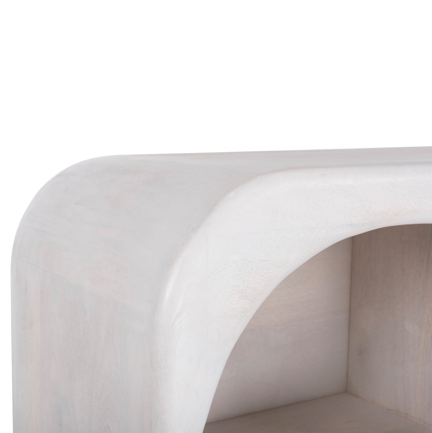 Buffet Handyr Hm9705 Solid Mango Wood In White Color 165x35x75hcm.