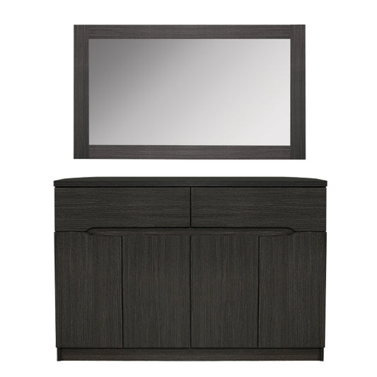 Buffet With Mirror Zebrano Hm10190.01 120x40x80