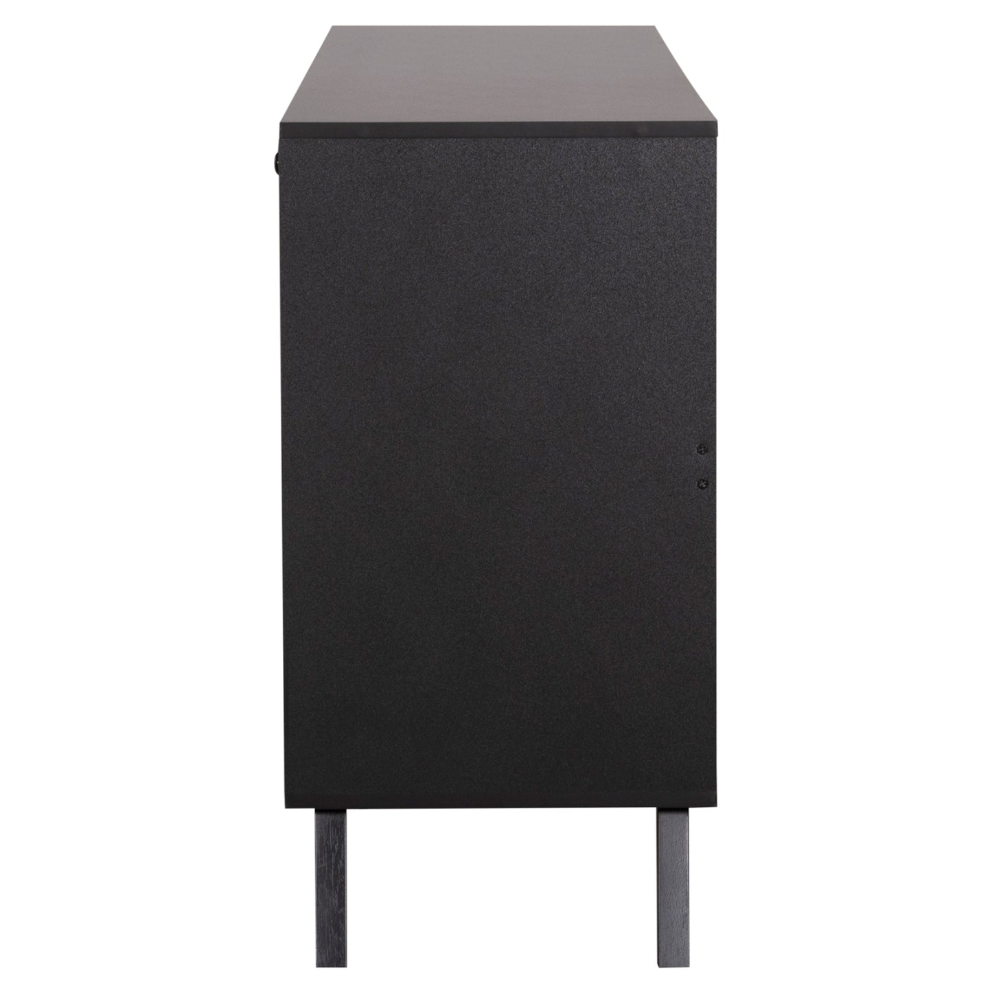 Buffet Kruden Hm9446.11 Melamine In Black-natural 180x40x78.6hcm.