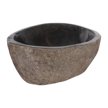 Stone Sink Carved Grey Color 40x40x20hcm.hm7807
