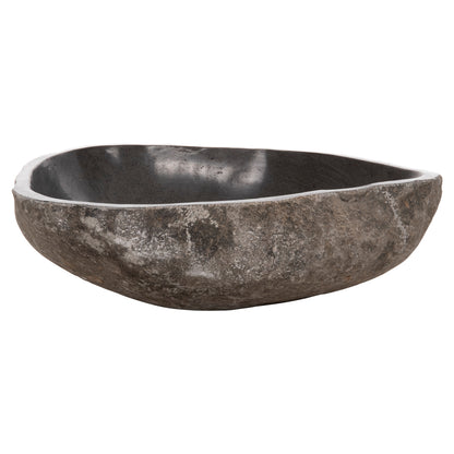 Stone Sink Carved Grey Color 55x44x16Ηcm. Hm4193