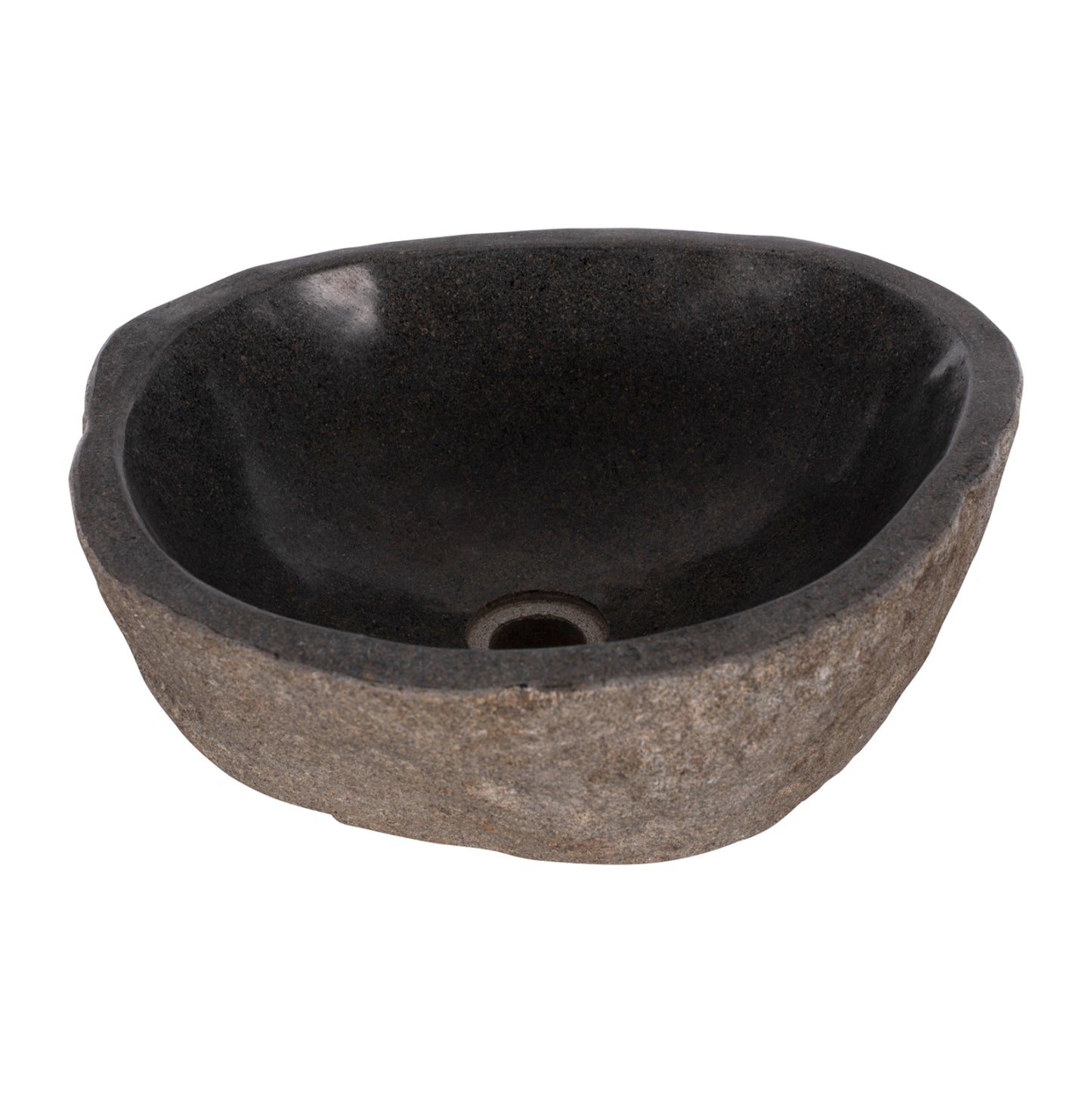 Stone Sink Carved Grey Color 40x40x20hcm.hm7807