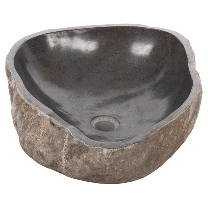Stone Sink Carved Grey Color 55x44x16Ηcm. Hm4193