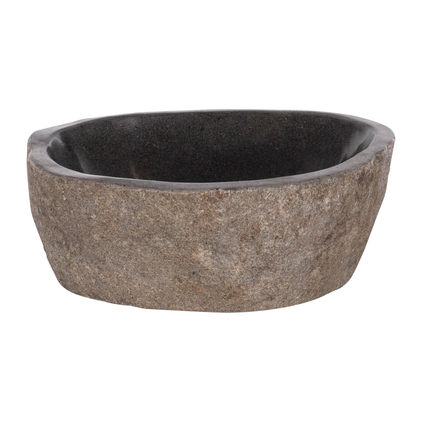 Stone Sink Carved Grey Color 40x40x20hcm.hm7807
