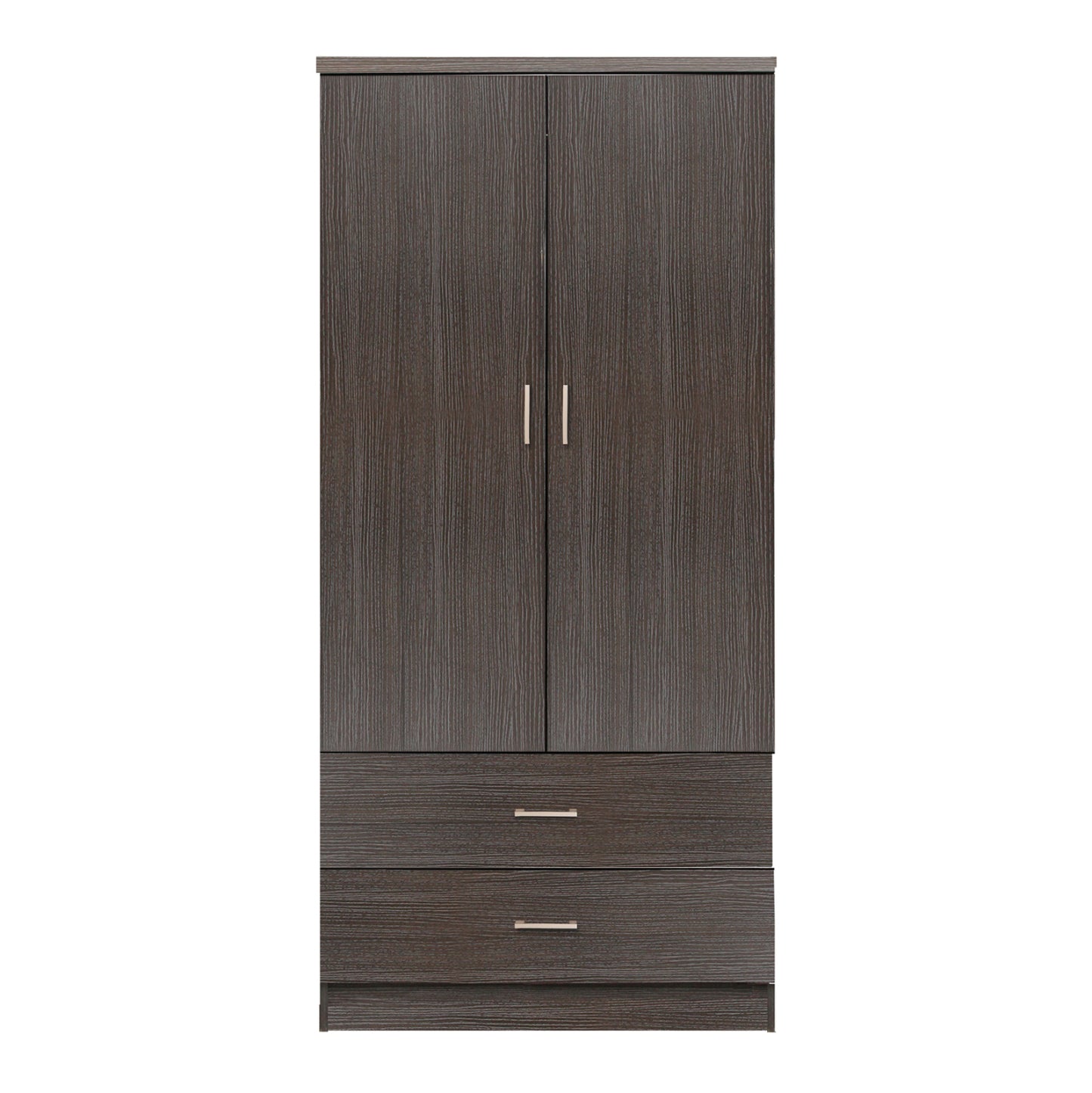 Wardrobe 2 Door With 2 Drawers Hm338.01 Zebrano 80x41.5x180h