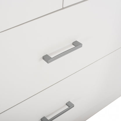 Wardrobe 2 Doors With 2 Drawers Hm338.05 White 80Χ42,5Χ180,5Υ Cm.