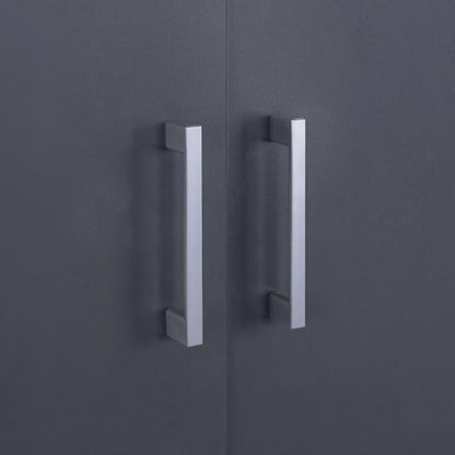 Wardrobe 2 Door With 2 Drawers Sonama-grey 80x42x180cm
