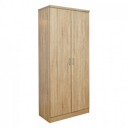 Wardrobe 2 Door With 3 Selves Hm337.02 Sonama 60x42x180