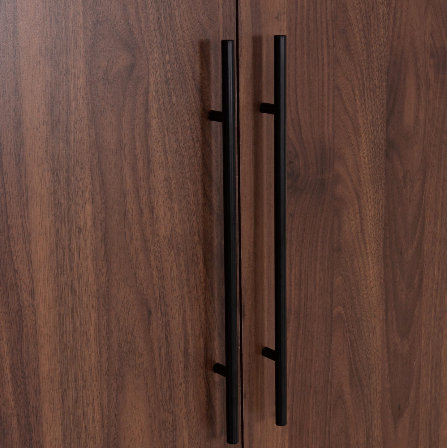 Wardrobe 3-leaf With 2 Drawers Carys Hm746.11 Melamine In Walnut/zebrano 150x55.5x180hcm