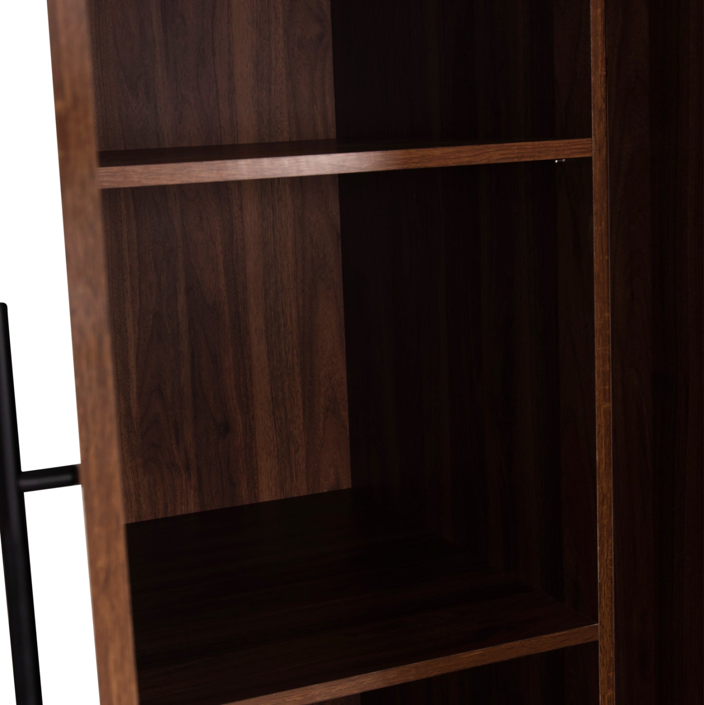 Wardrobe 3-leaf With 2 Drawers Carys Hm746.11 Melamine In Walnut/zebrano 150x55.5x180hcm