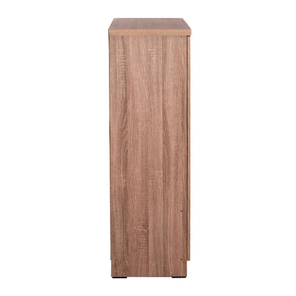 Wardrobe 3-leaf With Shelves Fuento Hm2482.01 Melamine In Sonama Oak 120-116x40x123.5hcm