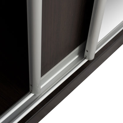 Wardrobe 2-leaf Hm2434.02 Adler Sliding Doors Mirror Wenge 160x60x210h