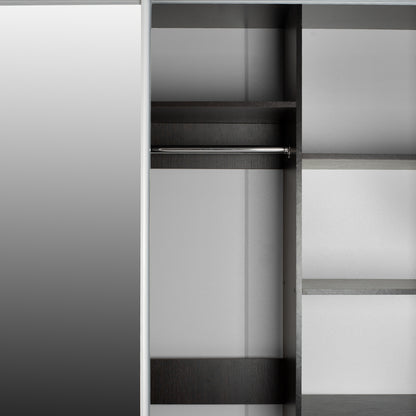 Wardrobe 2-leaf Hm2434.02 Adler Sliding Doors Mirror Wenge 160x60x210h