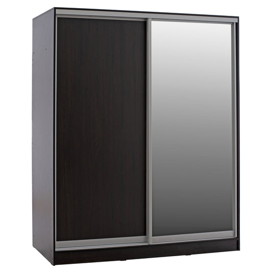 Wardrobe 2-leaf Hm2434.02 Adler Sliding Doors Mirror Wenge 160x60x210h