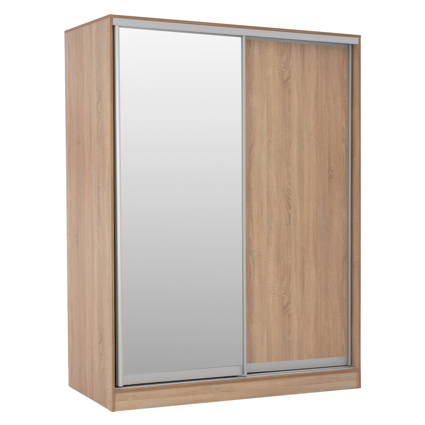 Wardrobe With Sliding Doors With Mirror Sonama Hm2434 160x60x210 Cm.