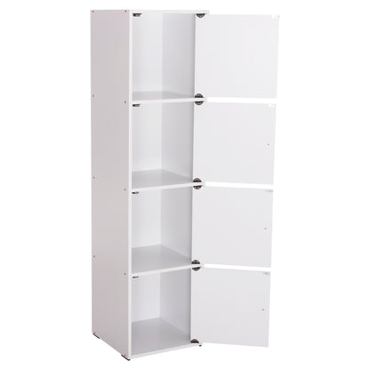 Cabinet Hm9940.01 White Melamine 40x39-41x157hcm.