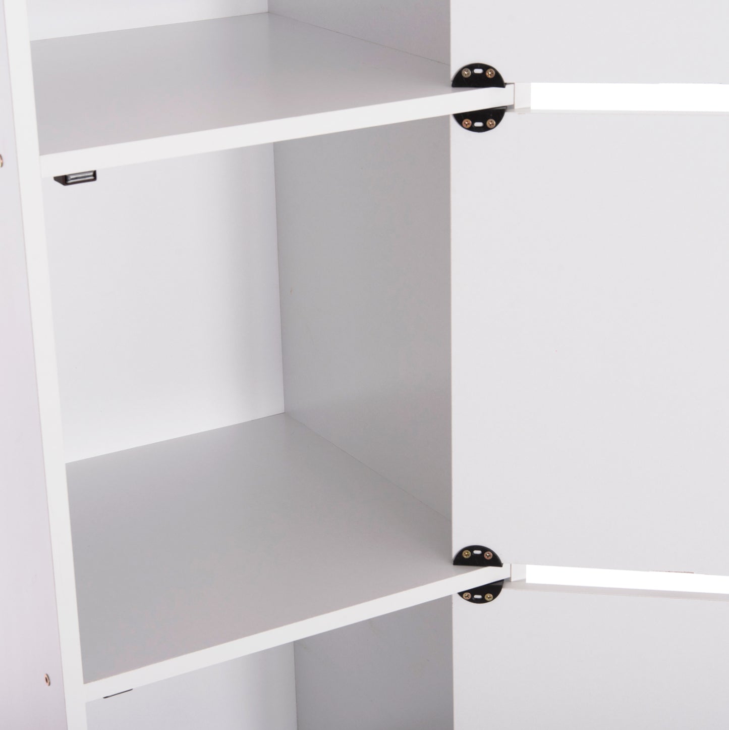 Cabinet Hm9940.01 White Melamine 40x39-41x157hcm.