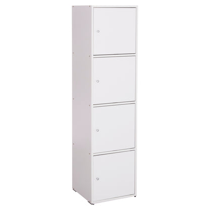 Cabinet Hm9940.01 White Melamine 40x39-41x157hcm.