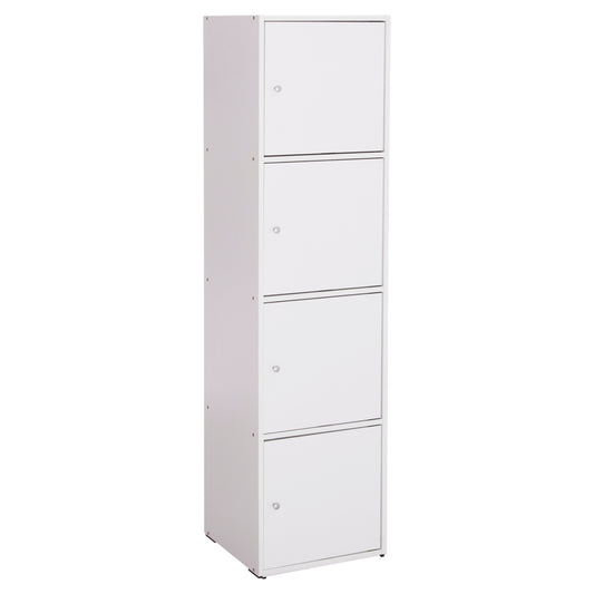 Cabinet Hm9940.01 White Melamine 40x39-41x157hcm.