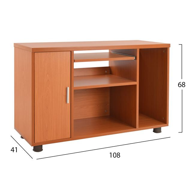Professional Office Cabinet In Cherry Color Hm2051.13 80x40x118 Cm.