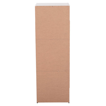 Cabinet With 3 Storage Spaces Soriano Hm9939.01 White Melamine 40x39x119hcm.