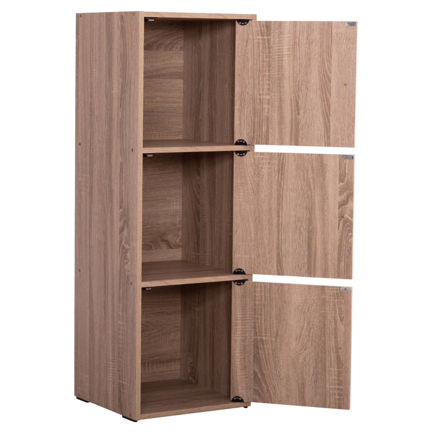 Cabinet With 3 Storage Spaces Soriano Hm9939.11 Sonama Oak Melamine 40x39x119hcm.