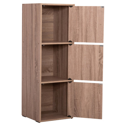 Cabinet With 3 Storage Spaces Soriano Hm9939.11 Sonama Oak Melamine 40x39x119hcm.