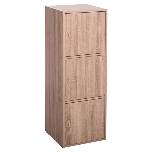 Cabinet With 3 Storage Spaces Soriano Hm9939.11 Sonama Oak Melamine 40x39x119hcm.