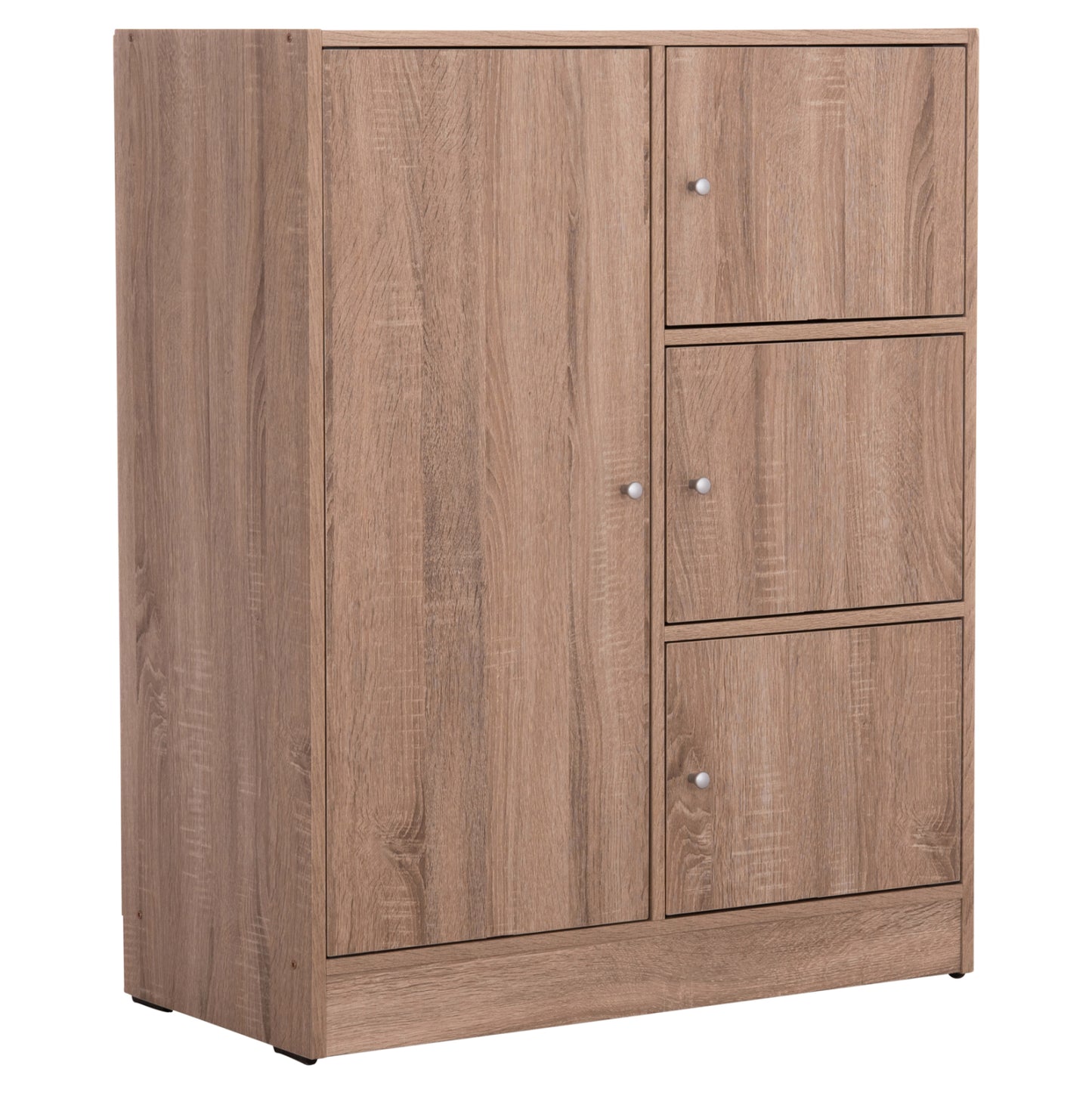 Cabinet With 4 Storage Spaces Matin Hm2479.02 Sonama Oak Melamine 80x39,5x99,5hcm.
