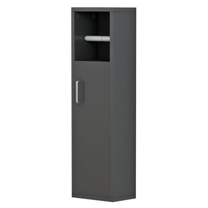 Bathroom Cabinet Damien Hm9025.11 Melamine In Anthracite Color 20x13x70hcm.